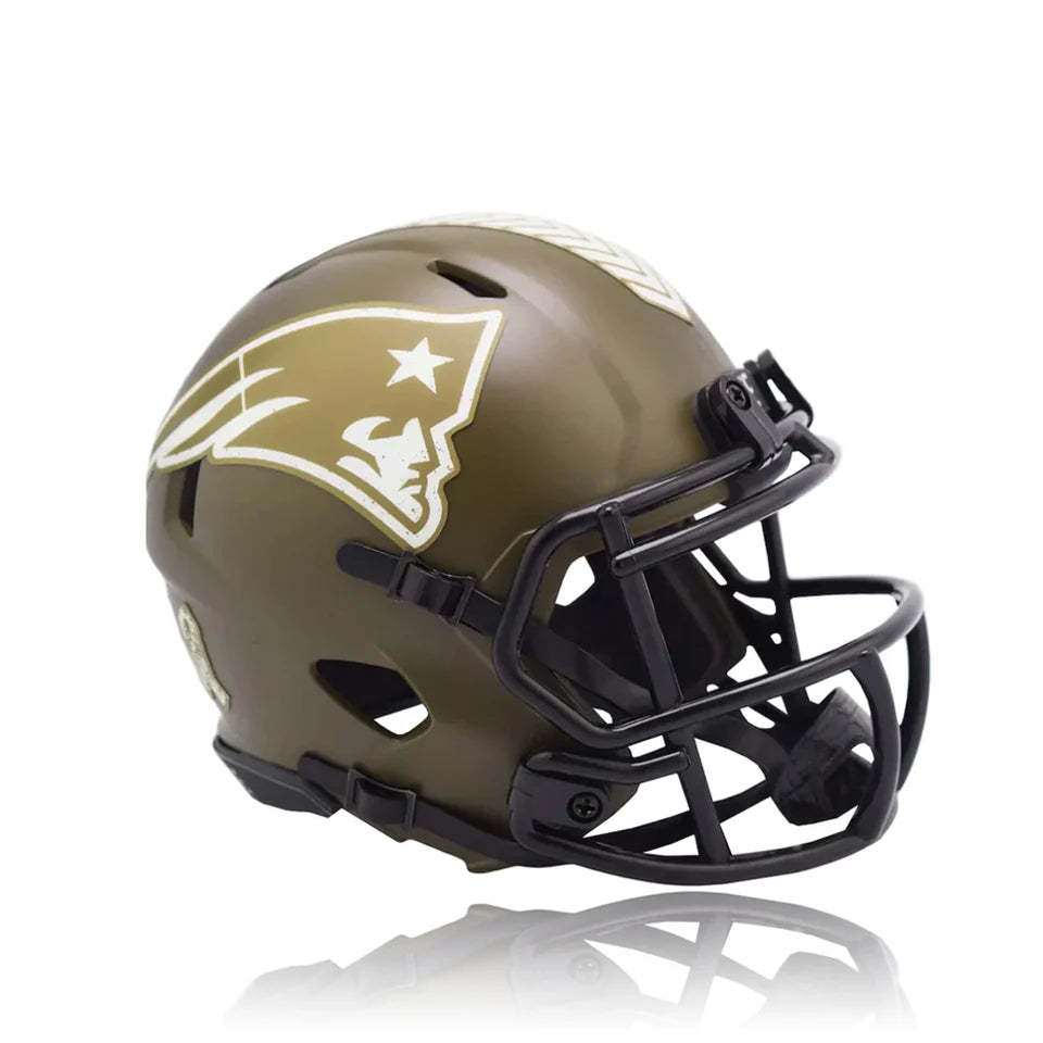 Riddell New England Patriots 2022 Salute to Service Mini Helmet
