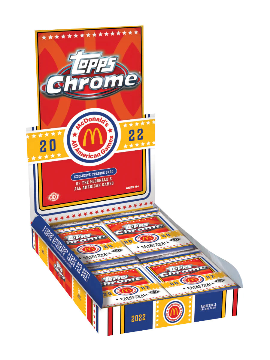 2022 Topps Chrome McDonald's All American Basketball Hobby Box