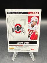Load image into Gallery viewer, Julian Sayin 2025 Panini Silhouette 1/1 Big 10 Jumbo Memorabilia Patch
