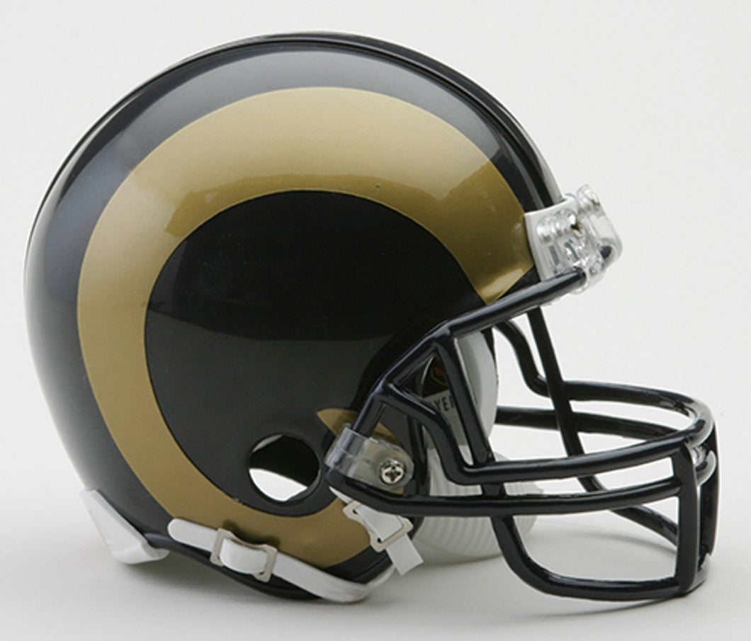 Riddell Los Angeles Rams 2000-2016 Riddell Mini Helmet VSR4 Style