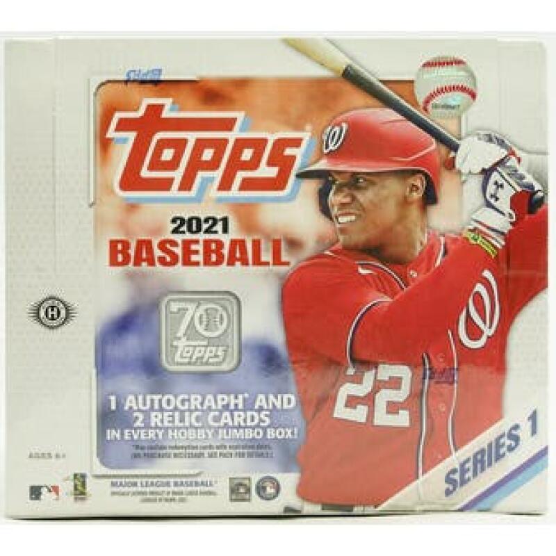 2021 Topps Series 1 Jumbo Baseball Box