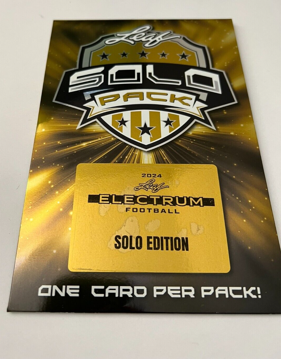 2024 Leaf Electrum Football Solo Edition Pack