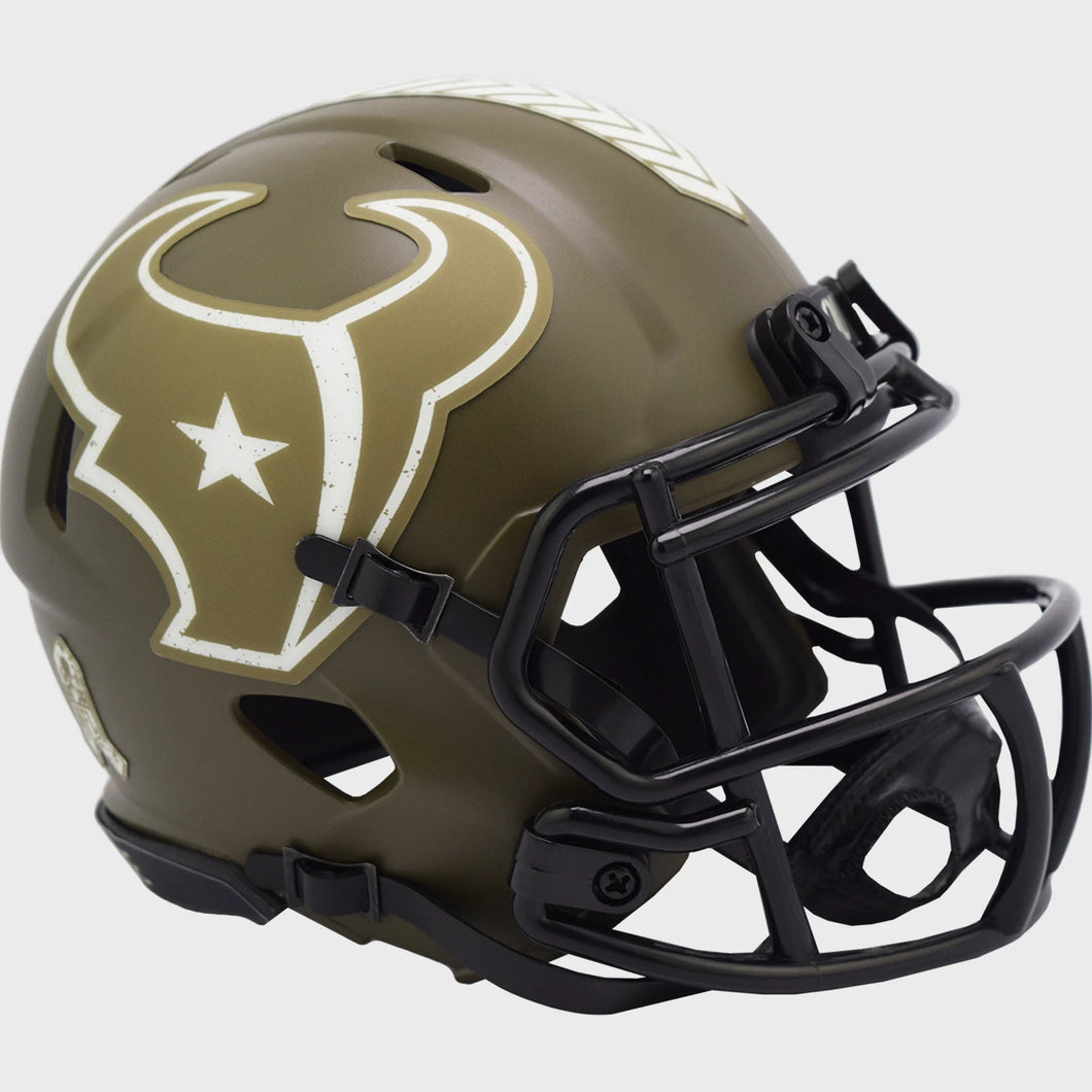 Riddell Houston Texans 2022 Salute to Service Mini Helmet