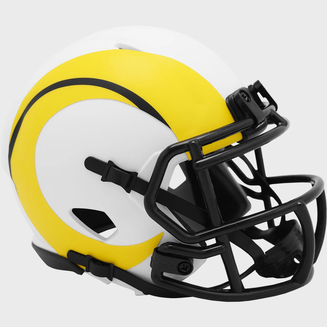 Riddell Los Angeles Rams Lunar Eclipse Mini Football Helmet