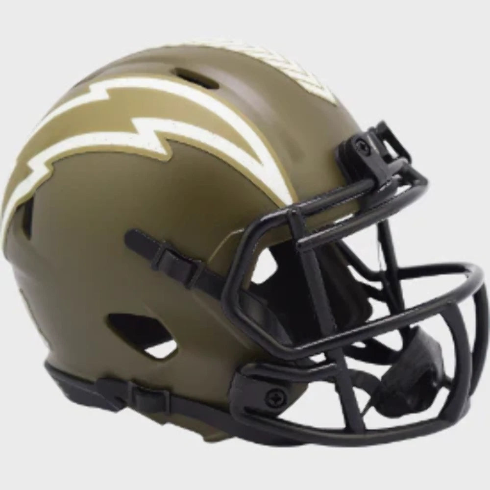 Riddell Los Angeles Chargers 2022 Salute to Service Mini Helmet