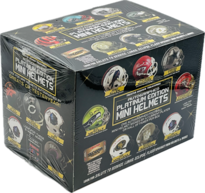 2024 Tristar Hidden Treasures Platinum Autographed Mini Helmet Football Box