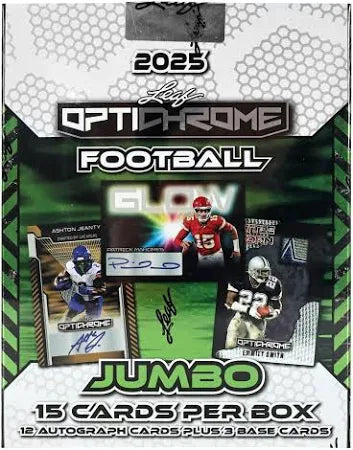 2025 Leaf Optichrome Football Jumbo Box
